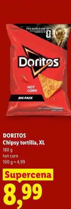 Lidl DORITOS Chipsy tortilla, XL oferta