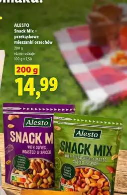 Lidl Snack Mix - przekąskowe mieszanki orzechów oferta