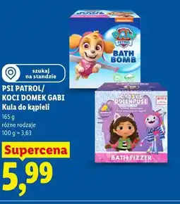 Lidl PSI PATROL/ KOCI DOMEK GABI Kula do kąpieli oferta