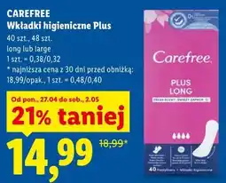 Lidl Wkładki higieniczne Plus oferta