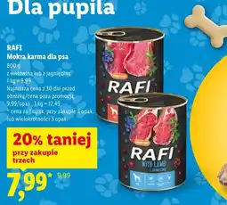 Lidl RAFI Mokra karma dla psa oferta
