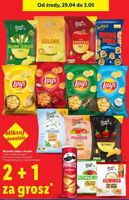 Lidl Wszystkie chipsy i chrupki oferta