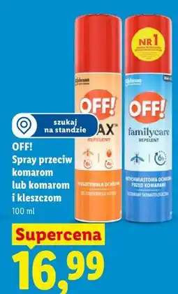 Lidl OFF! Spray przeciw komarom lub komarom i kleszczom oferta