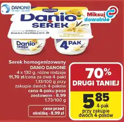 Carrefour Serek homogenizowany DANIO DANONE oferta