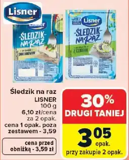 Carrefour Śledzik na raz LISNER oferta