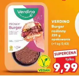 Kaufland Burger roślinny Verdino oferta