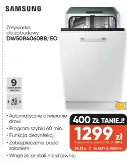Max Elektro Zmywarka do zabudowy Samsung oferta