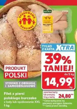 Kaufland Filet z piersi polskiego kurczaka z lady lub opakowanie XXL oferta