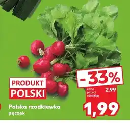 Kaufland Rzodkiewka pęczek polska oferta