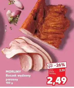 Kaufland Boczek wędzony parzony Morliny oferta