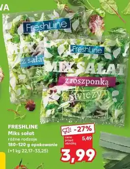 Kaufland Miks sałat FreshLine oferta