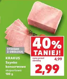 Kaufland Szynka konserwowa eksportowa Krakus oferta