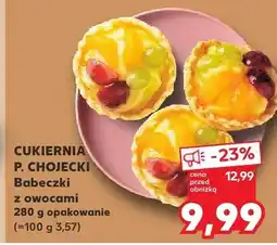 Kaufland Babeczki z owocami Cukiernia P. Chojecki oferta