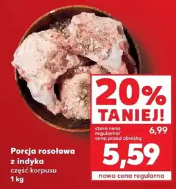 Kaufland Porcja rosołowa z indyka część korpusu oferta