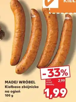 Kaufland Kiełbasa zbójnicka na ogień Madej Wróbel oferta