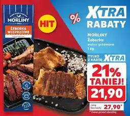 Kaufland Żeberka wieprzowe wolno gotowane Morliny oferta