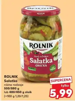 Kaufland Sałatka grecka Rolnik oferta