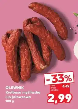 Kaufland Kiełbasa jałowcowa Olewnik oferta