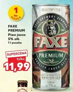 Kaufland Piwo Faxe Premium jasne 5% alk oferta