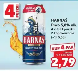 Kaufland Piwo Harnaś 5,8% oferta