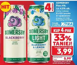 Kaufland Piwo Somersby Light Blueberry & Lemon 4,5% oferta