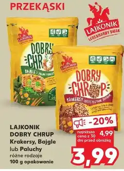 Kaufland Bajgle Dobry Chrup Lajkonik oferta