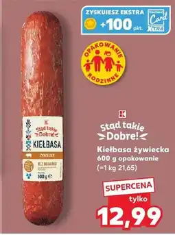 Kaufland Kiełbasa żywiecka Stąd takie Dobre! oferta