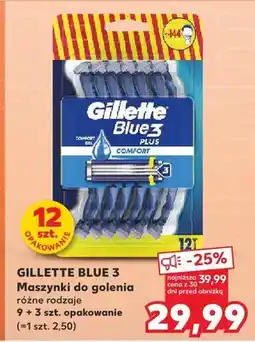 Kaufland Maszynki do golenia Gillette Blue 3 Plus Comfort oferta