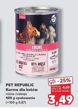 Kaufland Karma dla kotów Pet Republic łosoś oferta