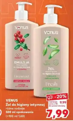 Kaufland Żel do higieny intymnej Venus Fresh zielona herbata oferta