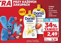 Kaufland Serek w saszetce o smaku waniliowym Danio Danonee oferta