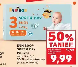 Kaufland Pieluchy Kuniboo Soft & Dry oferta