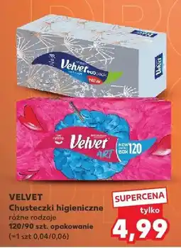 Kaufland Chusteczki higieniczne Velvet oferta