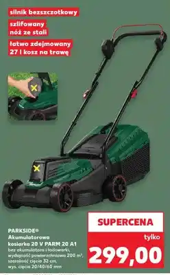 Kaufland Kosiarka akumulatorowa Parkside 20V PARM 20 A1 oferta