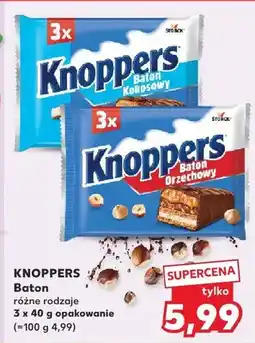 Kaufland Baton orzechowy Knoppers oferta