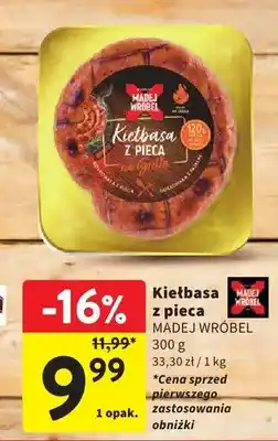 Intermarche Kiełbasa z pieca Madej Wróbel oferta