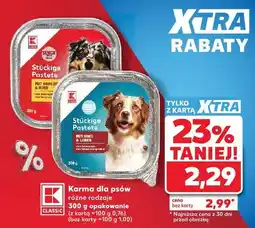 Kaufland Karma dla psów K-Classic Stückige Pastete oferta