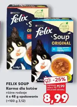 Kaufland Felix Soup Karma dla kotów oferta