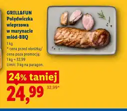 Lidl Polędwica wieprzowa Grill&Fun oferta