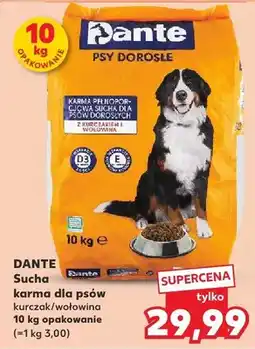 Kaufland Sucha karma dla psów Dante kurczak/wołowina oferta