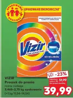 Kaufland Proszek do prania Vizir do kolorów oferta