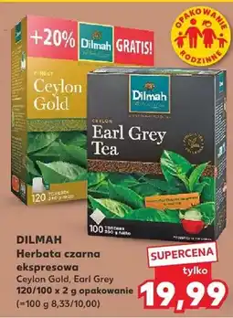 Kaufland Herbata czarna ekspresowa Ceylon Gold Dilmah oferta