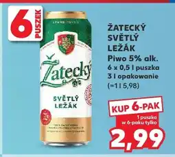Kaufland Piwo Žatecký Světlý Ležák 5% oferta