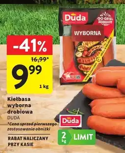 Intermarche Kiełbasa wyborna drobiowa Duda oferta