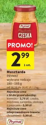 Intermarche Musztarda Prymat czeska oferta