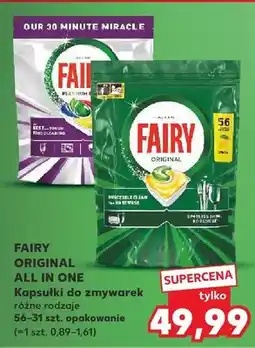 Kaufland Kapsułki do zmywarek Fairy Original All in One oferta