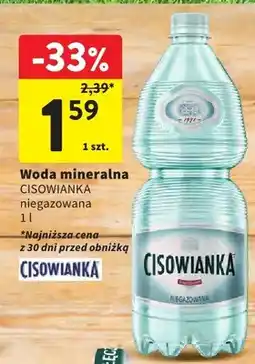 Intermarche Woda mineralna Cisowianka niegazowana oferta