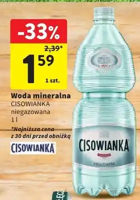 Woda mineralna Cisowianka niegazowana