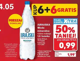 Kaufland Woda mineralna niegazowana Jurajska oferta