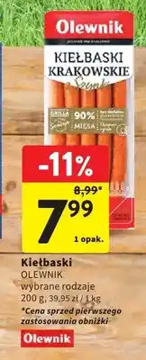 Intermarche Kiełbaski krakowskie Olewnik oferta